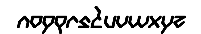 House Builder Bold Italic Font LOWERCASE