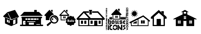 House Icons Font OTHER CHARS