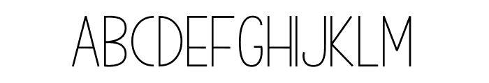 House Minimalist Font LOWERCASE