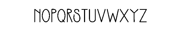 House Wedding Font UPPERCASE