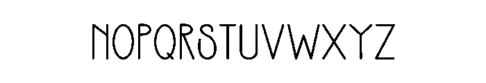 House Wedding Font LOWERCASE