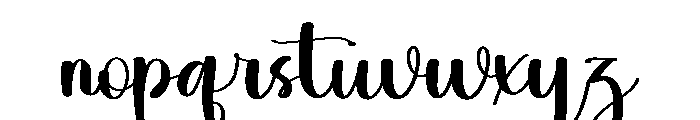 House Font LOWERCASE