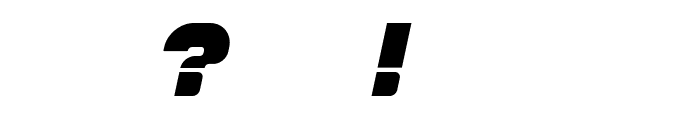 Housebreak Italic Font OTHER CHARS