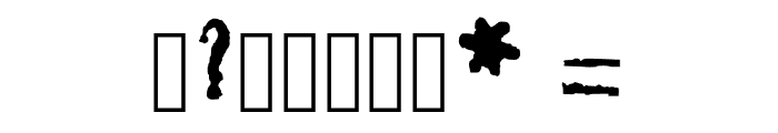 HouseholdWords Font OTHER CHARS