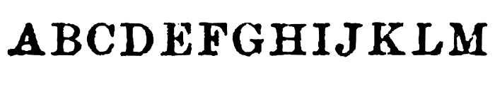 HouseholdWords Font UPPERCASE