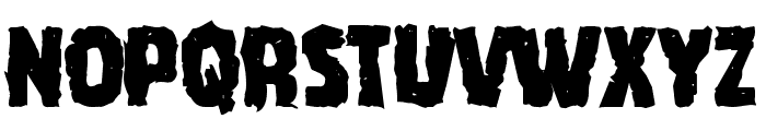 Howlin' Mad Mangled Font UPPERCASE