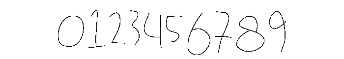 homework preschooler Font OTHER CHARS