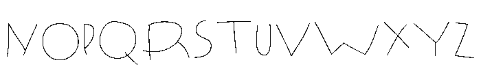 homework preschooler Font UPPERCASE