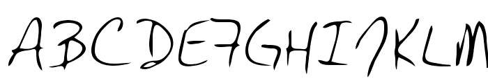 Hodge Regular Font UPPERCASE
