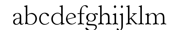 HorleyOldStyleMTStd-Light Font LOWERCASE