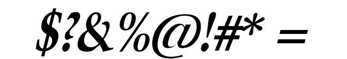 Horn Bold Italic Font OTHER CHARS