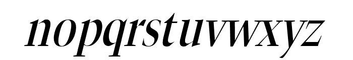 Horn Italic Font LOWERCASE