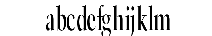 Horn Thin Normal Font LOWERCASE