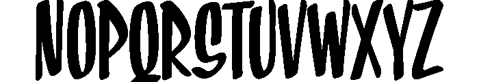 House Upright Font LOWERCASE