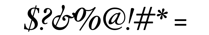 Hoefler Text Italic Font OTHER CHARS