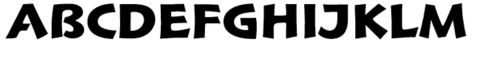 Hoffmann Black Titling Font LOWERCASE