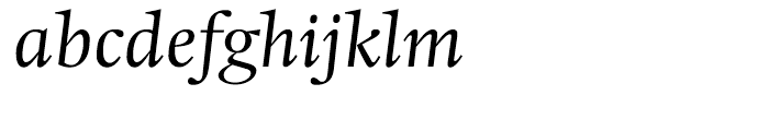 Hollander Regular Italic Font LOWERCASE