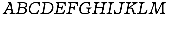 Homeland BT Light Italic Font UPPERCASE