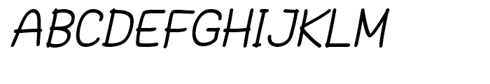Hoofer Sans Black Oblique Font UPPERCASE