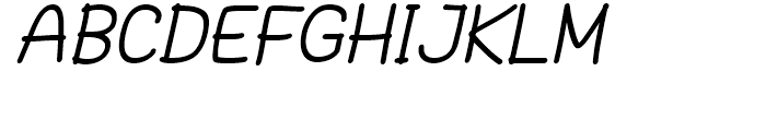 Hoofer Sans Black SC Oblique Font UPPERCASE
