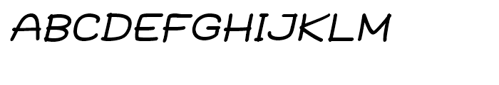 Hoofer Sans Black SC Oblique Font LOWERCASE