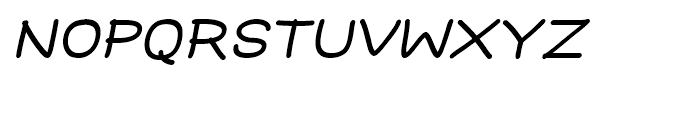 Hoofer Sans Black SC Oblique Font LOWERCASE