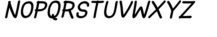 Hoofer Sans Ultra Black Oblique Font UPPERCASE