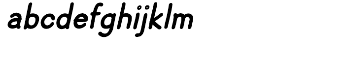 Hoofer Sans Ultra Black Oblique Font LOWERCASE