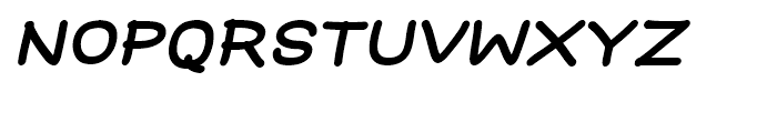Hoofer Sans Ultra Black SC Oblique Font LOWERCASE