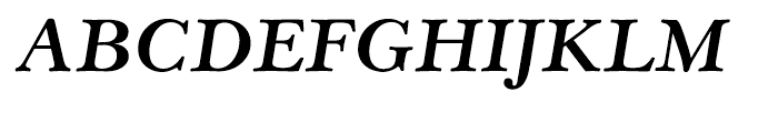 Horley Old Style Bold Italic Font UPPERCASE