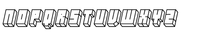 Hounslow Open Italic Font UPPERCASE