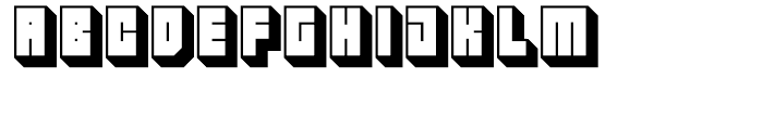 Hounslow Shadow Font LOWERCASE