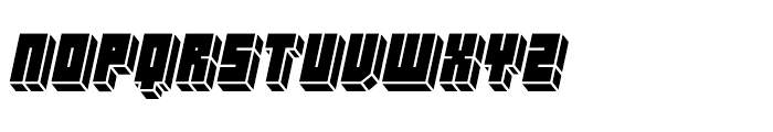 Hounslow Solid Italic Font LOWERCASE