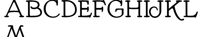 Howlett Regular Font UPPERCASE