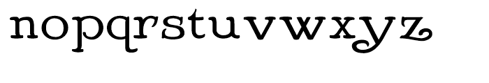 Howlett Regular Font LOWERCASE