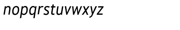 Hoxton Italic Font LOWERCASE