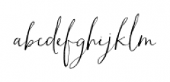 Hollyhock Regular Font LOWERCASE