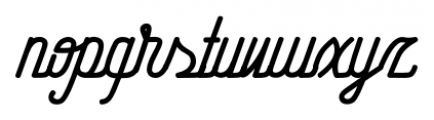 Hometown Script Regular Font LOWERCASE