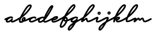 Hoofer Line Blak Oblique Font LOWERCASE