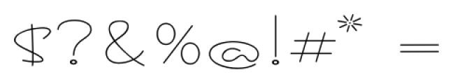 Hoofer Line Space Font OTHER CHARS