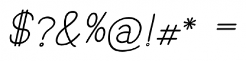 Hoofer Sans Medium SC Oblique Font OTHER CHARS