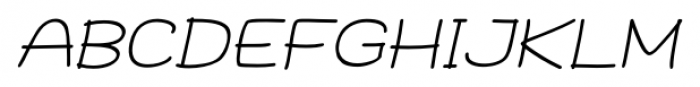 Hoofer Sans Medium SC Oblique Font LOWERCASE