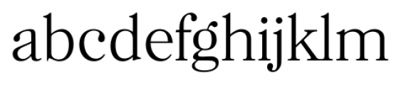 Horsham Serial Xlight Font LOWERCASE