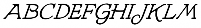 Howlett Italic Font UPPERCASE