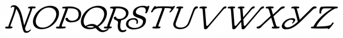 Howlett Italic Font UPPERCASE