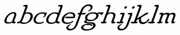 Howlett Italic Font LOWERCASE