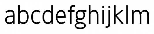 Hoxton North Light Font LOWERCASE