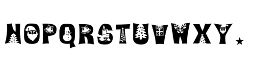 HOho SANTa Font LOWERCASE