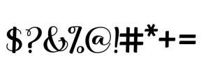 Ho hello Font OTHER CHARS