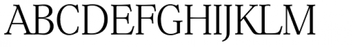 Hoboken Serial ExtraLight Font UPPERCASE
